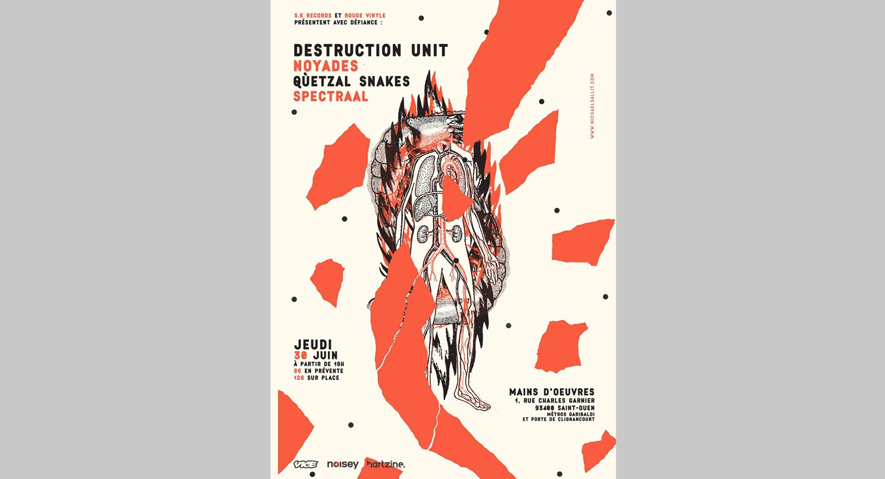 Rouge vinyle x Mains d’oeuvres w/Destruction Unit & more