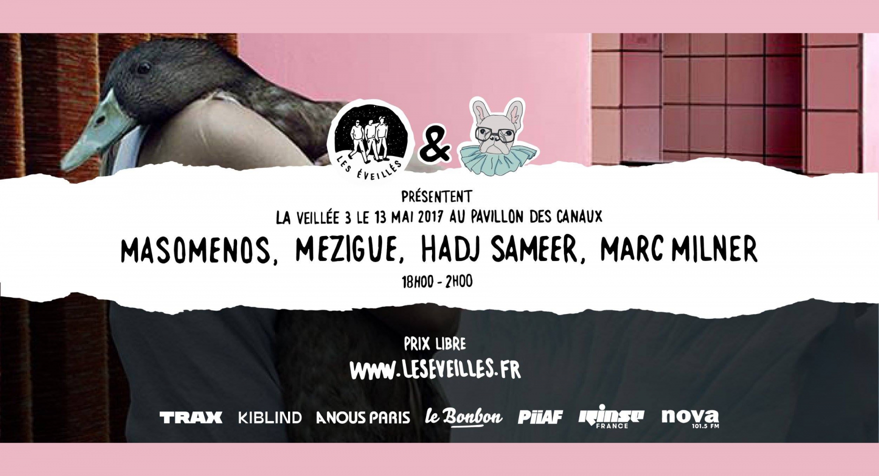 Les Eveillés w/ Hadj Sameer, Masomenos, Mézigue, Mac Millner